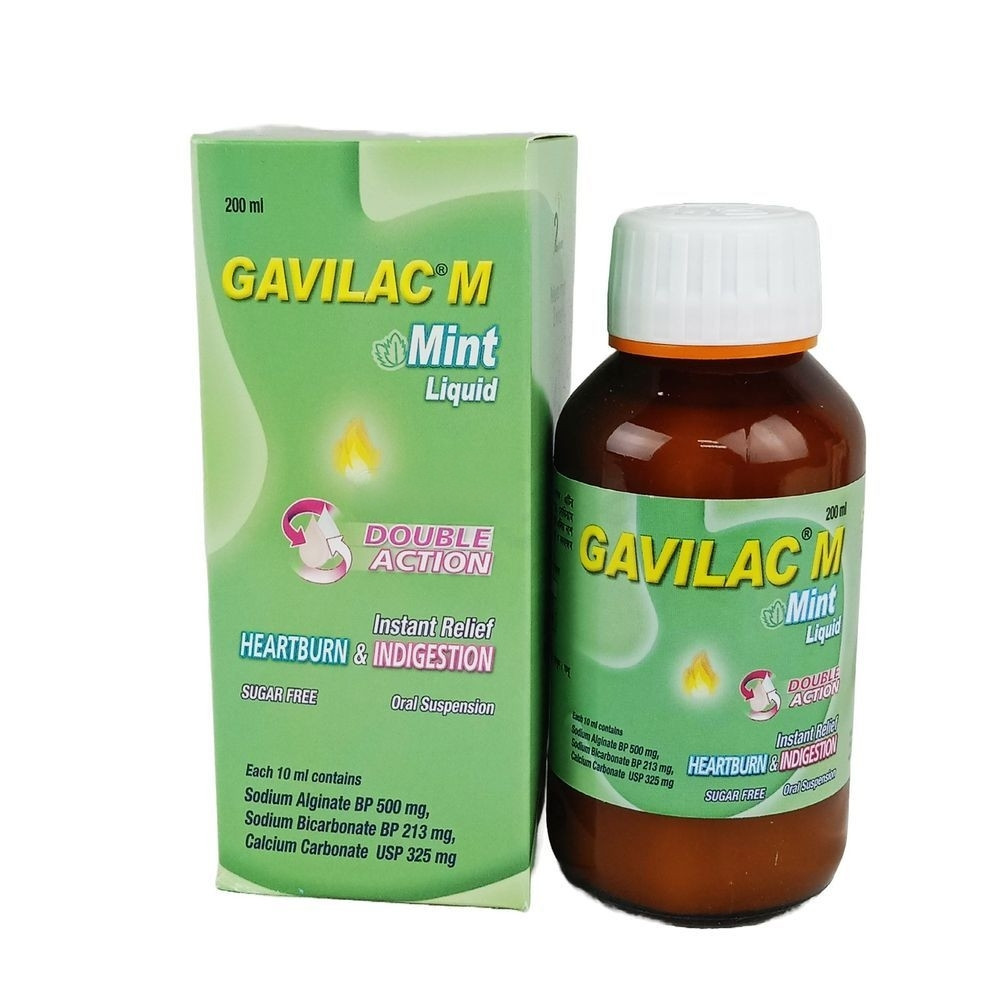 Gavilac M 200 ml Oral Suspension (Mint Flavour)